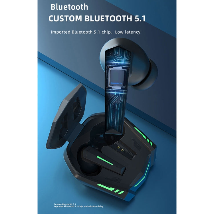 Original Lenovo XT80 TWS Spiel-/Musik-Dual-Mode-Bluetooth-Kopfhörer mit Atemlicht und Ladebox