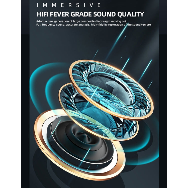 Original Lenovo XT80 TWS Spiel-/Musik-Dual-Mode-Bluetooth-Kopfhörer mit Atemlicht und Ladebox