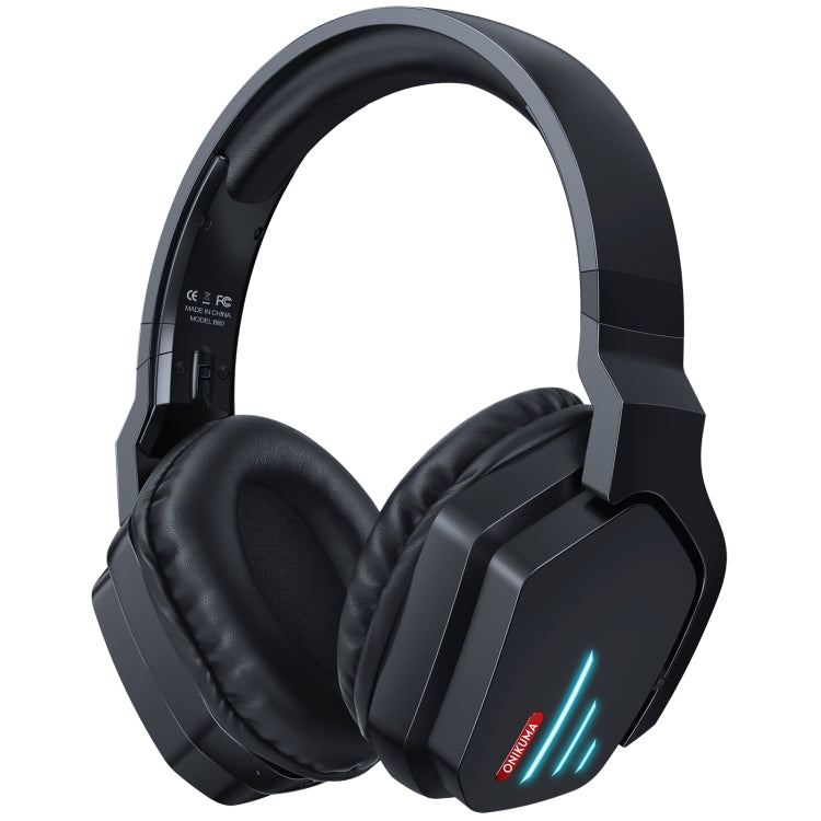 ONIKUMA B60 Bluetooth 5.0 Einstellbares, starkes Bass-Gaming-Wireless-Bluetooth-Headset mit Mikrofon