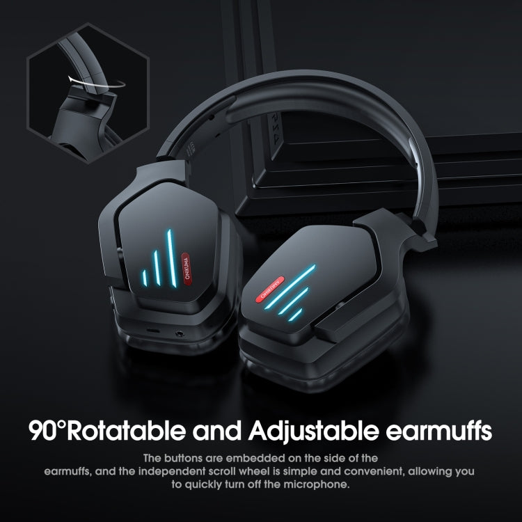 ONIKUMA B60 Bluetooth 5.0 Einstellbares, starkes Bass-Gaming-Wireless-Bluetooth-Headset mit Mikrofon