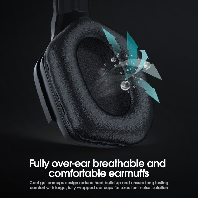 ONIKUMA B60 Bluetooth 5.0 Einstellbares, starkes Bass-Gaming-Wireless-Bluetooth-Headset mit Mikrofon