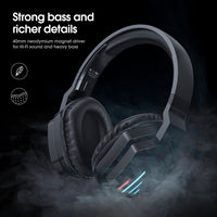 ONIKUMA B60 Bluetooth 5.0 Einstellbares, starkes Bass-Gaming-Wireless-Bluetooth-Headset mit Mikrofon