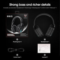 ONIKUMA B60 Bluetooth 5.0 Einstellbares, starkes Bass-Gaming-Wireless-Bluetooth-Headset mit Mikrofon