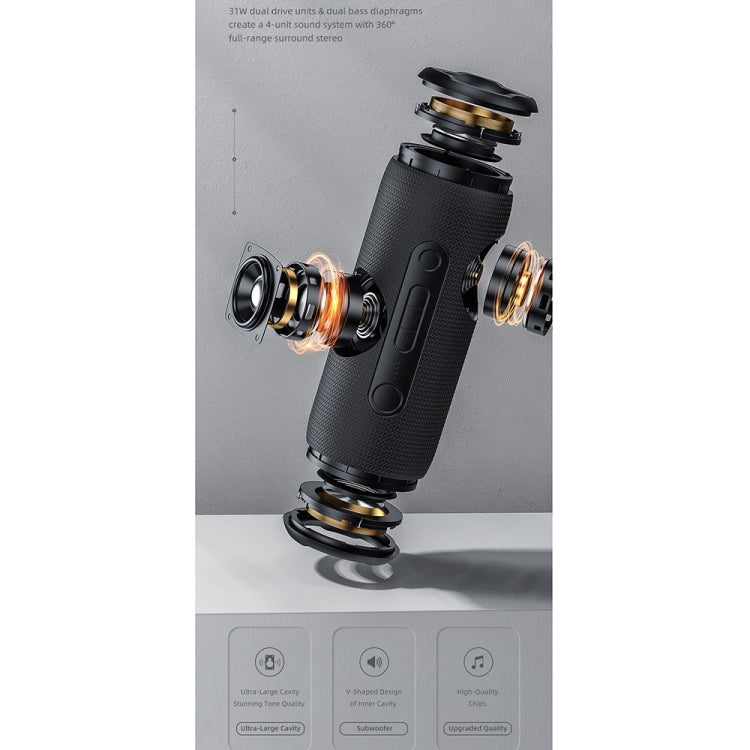 awei Y669 Wasserdichter drahtloser TWS-Bluetooth-Lautsprecher für den Außenbereich