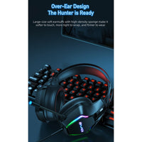 awei GM-1 USB + 3,5 mm Umgebungslicht-Gaming-Headset mit Mikrofon, GM-1