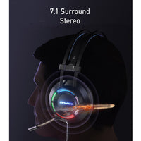 awei GM-2 USB + 3,5 mm Umgebungslicht-Gaming-Headset mit Mikrofon, GM-2
