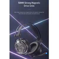 awei GM-2 USB + 3,5 mm Umgebungslicht-Gaming-Headset mit Mikrofon, GM-2
