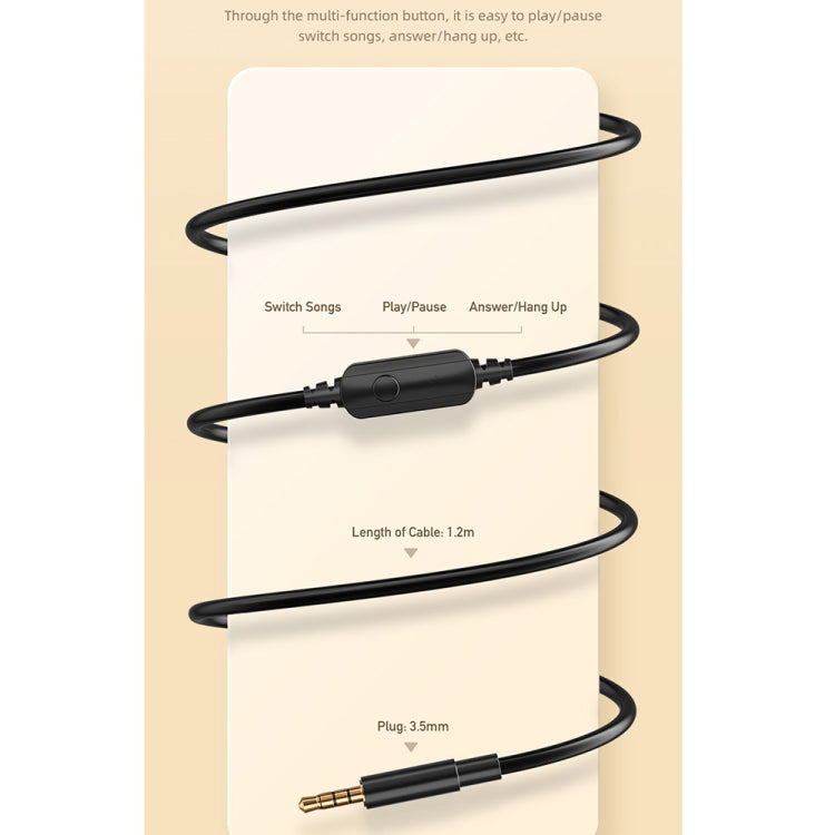 awei GM-6 3,5-mm-Stereo-Headset mit Kabel, GM-6(Black), GM-6(White)