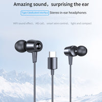 awei TC-1 Typ-C / USB-C Stereo-Surround-In-Ear-Kopfhörer mit Kabel, TC-1