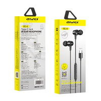 awei TC-1 Typ-C / USB-C Stereo-Surround-In-Ear-Kopfhörer mit Kabel, TC-1