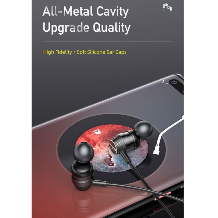 awei TC-5 Typ-C / USB-C Mini-Stereo-In-Ear-Kopfhörer mit Kabel, TC-5