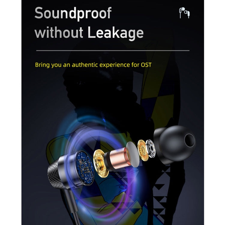 awei TC-5 Typ-C / USB-C Mini-Stereo-In-Ear-Kopfhörer mit Kabel, TC-5