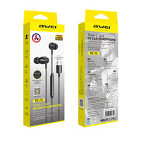 awei TC-5 Typ-C / USB-C Mini-Stereo-In-Ear-Kopfhörer mit Kabel, TC-5