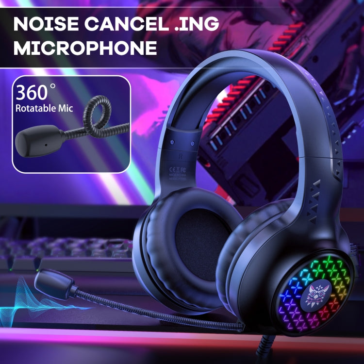 ONIKUMA X7 Pro USB + 3,5 mm RGB-Beleuchtung, kabelgebundenes Gaming-Headset, X7 Pro