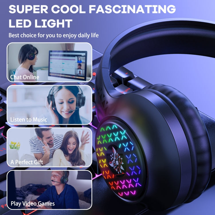 ONIKUMA X7 Pro USB + 3,5 mm RGB-Beleuchtung, kabelgebundenes Gaming-Headset, X7 Pro