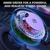 ONIKUMA X7 Pro USB + 3,5 mm RGB-Beleuchtung, kabelgebundenes Gaming-Headset, X7 Pro