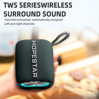 HOPESTAR H54 RGB Light TWS Wasserdichter kabelloser Bluetooth-Lautsprecher