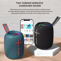 HOPESTAR P20 mini wasserdichter kabelloser Bluetooth-Lautsprecher, P20 mini(Black), P20 mini(Red), P20 mini(Grey), P20 mini(Blue)
