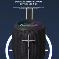 HOPESTAR P20 mini wasserdichter kabelloser Bluetooth-Lautsprecher, P20 mini(Black), P20 mini(Red), P20 mini(Grey), P20 mini(Blue)