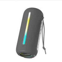 HOPESTAR P39 Wasserdichter kabelloser Bluetooth-Lautsprecher mit RGB-Licht für den Außenbereich