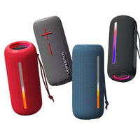 HOPESTAR P39 Wasserdichter kabelloser Bluetooth-Lautsprecher mit RGB-Licht für den Außenbereich