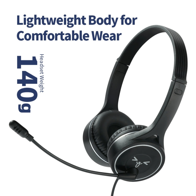 SOYTO SY-G30C Langes Mikrofon, kabelgebunden, Geräuschunterdrückung, ergonomisches Gaming-Headset, 3.5mm, USB
