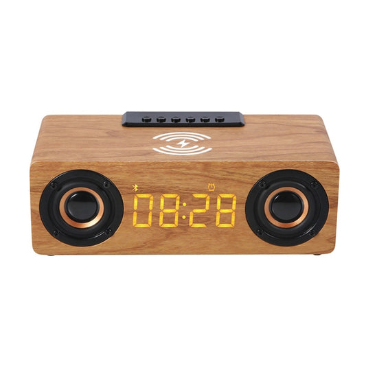 K1 Multifunktionaler Desktop-Bluetooth-Lautsprecher aus Holz, kabelloser Lautsprecher