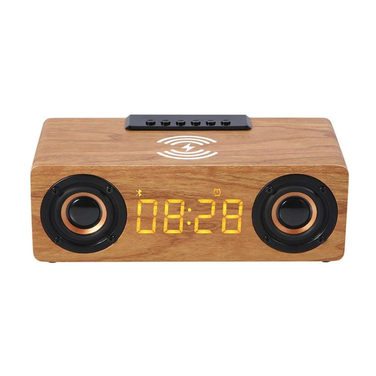 K1 Multifunktionaler Desktop-Bluetooth-Lautsprecher aus Holz, kabelloser Lautsprecher