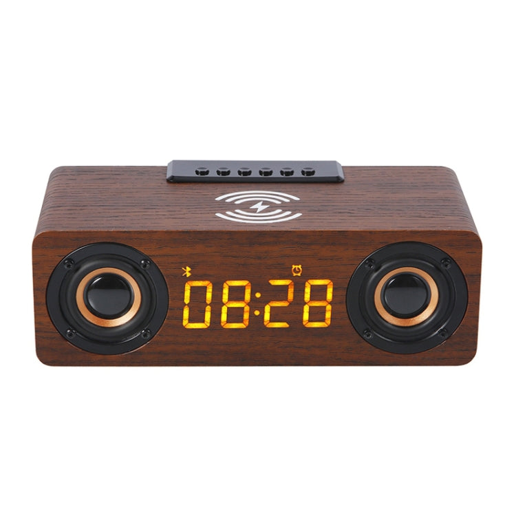 K1 Multifunktionaler Desktop-Bluetooth-Lautsprecher aus Holz, kabelloser Lautsprecher