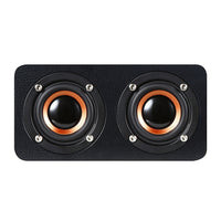 M5 Multifunktionaler Desktop-Bluetooth-Lautsprecher aus Holz, kabelloser Lautsprecher