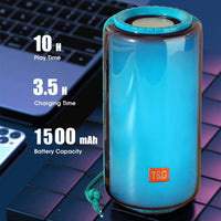 T&G TG639 10W tragbarer LED-Licht-TWS-Wireless-Bluetooth-Lautsprecher
