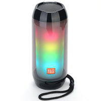 T&G TG643 Tragbarer, wasserdichter Subwoofer mit LED-Licht und kabelloser Bluetooth-Lautsprecher