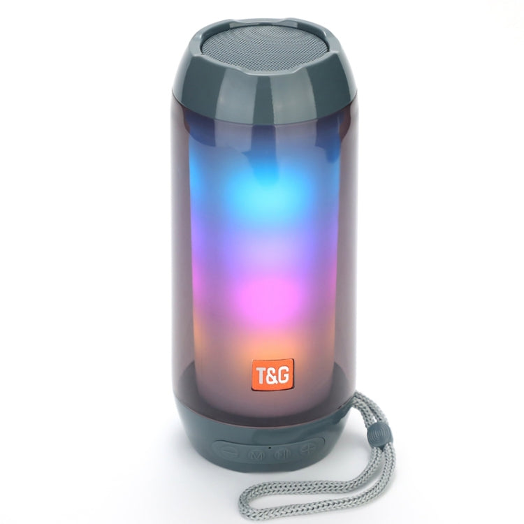 T&G TG643 Tragbarer, wasserdichter Subwoofer mit LED-Licht und kabelloser Bluetooth-Lautsprecher