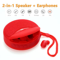 T&G TG808 2-in-1 Mini-Wireless-Bluetooth-Lautsprecher, kabellose Kopfhörer