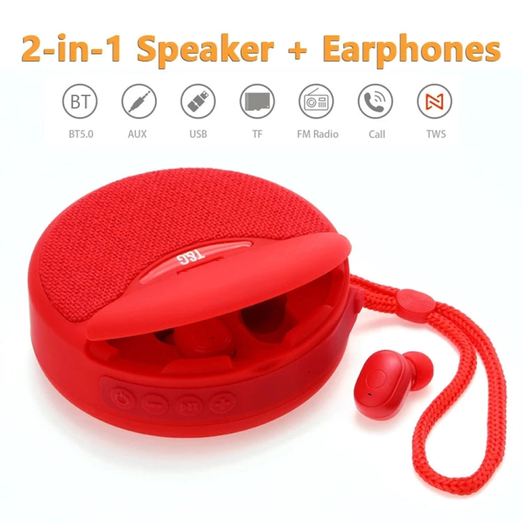T&G TG808 2-in-1 Mini-Wireless-Bluetooth-Lautsprecher, kabellose Kopfhörer