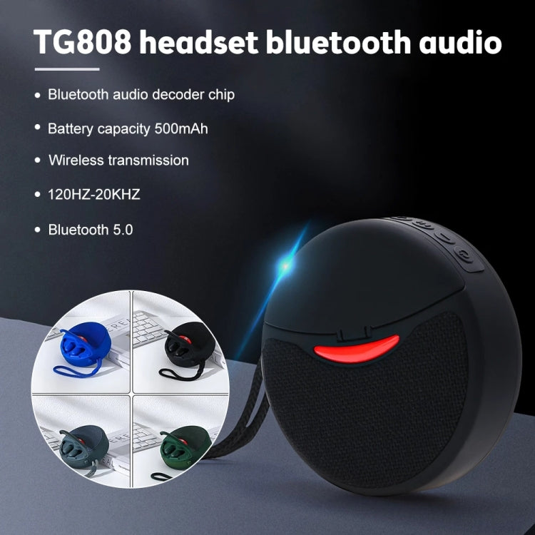 T&G TG808 2-in-1 Mini-Wireless-Bluetooth-Lautsprecher, kabellose Kopfhörer