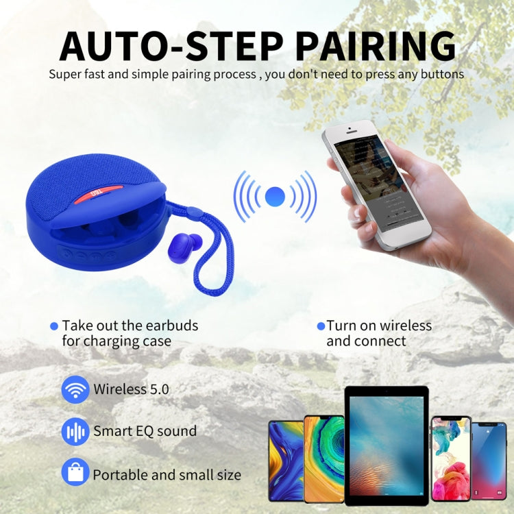 T&G TG808 2-in-1 Mini-Wireless-Bluetooth-Lautsprecher, kabellose Kopfhörer
