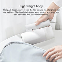 Original Xiaomi Mijia H100 Negativ-Ionen-tragbarer elektrischer Haartrockner, US-Stecker, H100 (White), H100 (Pink)