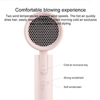 Original Xiaomi Mijia H100 Negativ-Ionen-tragbarer elektrischer Haartrockner, US-Stecker, H100 (White), H100 (Pink)