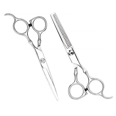 Professionelles Haarschneide-Ausdünnungsschere-Friseur-Flachschere-Scheren-Set, 2 PCS, 7 PCS, 12 PCS