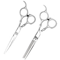 Professionelles Haarschneide-Ausdünnungsschere-Friseur-Flachschere-Scheren-Set, 2 PCS, 7 PCS, 12 PCS