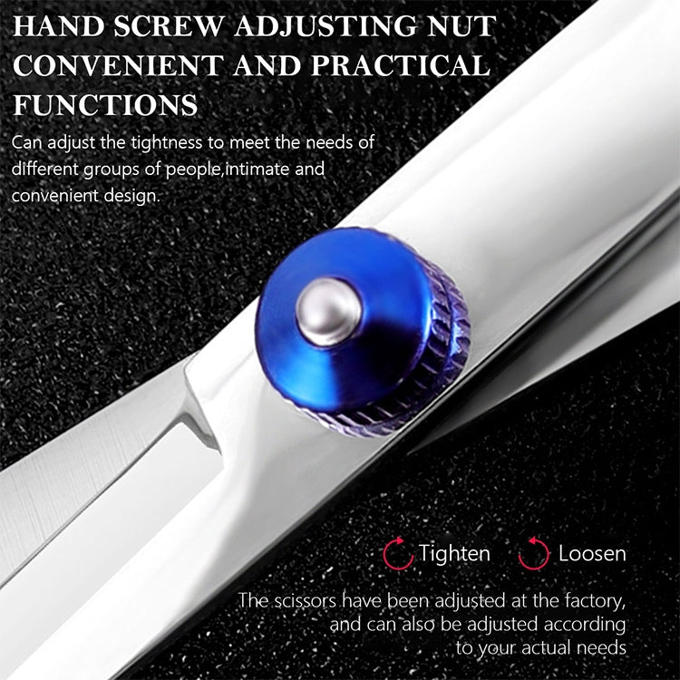 Professionelles Haarschneide-Ausdünnungsschere-Friseur-Flachschere-Scheren-Set, 2 PCS, 7 PCS, 12 PCS