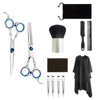 Professionelles Haarschneide-Ausdünnungsschere-Friseur-Flachschere-Scheren-Set, 2 PCS, 7 PCS, 12 PCS
