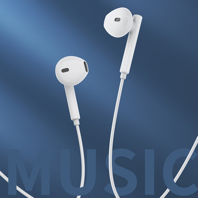 awei PC-1T 1,2 m Mini-Stereo-Halb-In-Ear-Kopfhörer, PC-1T(Black), PC-1T(White)