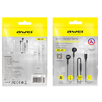 awei PC-1T 1,2 m Mini-Stereo-Halb-In-Ear-Kopfhörer, PC-1T(Black), PC-1T(White)