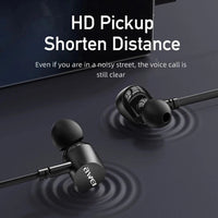 awei TC-7 1,2 m Mini-Stereo-In-Ear-Kopfhörer, TC-7