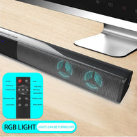 BS-28E Bluetooth-Lautsprecher mit buntem RGB-Atmosphärenlicht, BS-28E