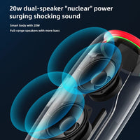 HOPESTAR P35 20W Outdoor IPX7 Wasserdichter kabelloser Bluetooth-Lautsprecher, P35