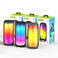 HOPESTAR P49 Tone Pulse RGB Light Wasserdichter Bluetooth-Lautsprecher, P49(Black), P49(Grey), P49(Blue)
