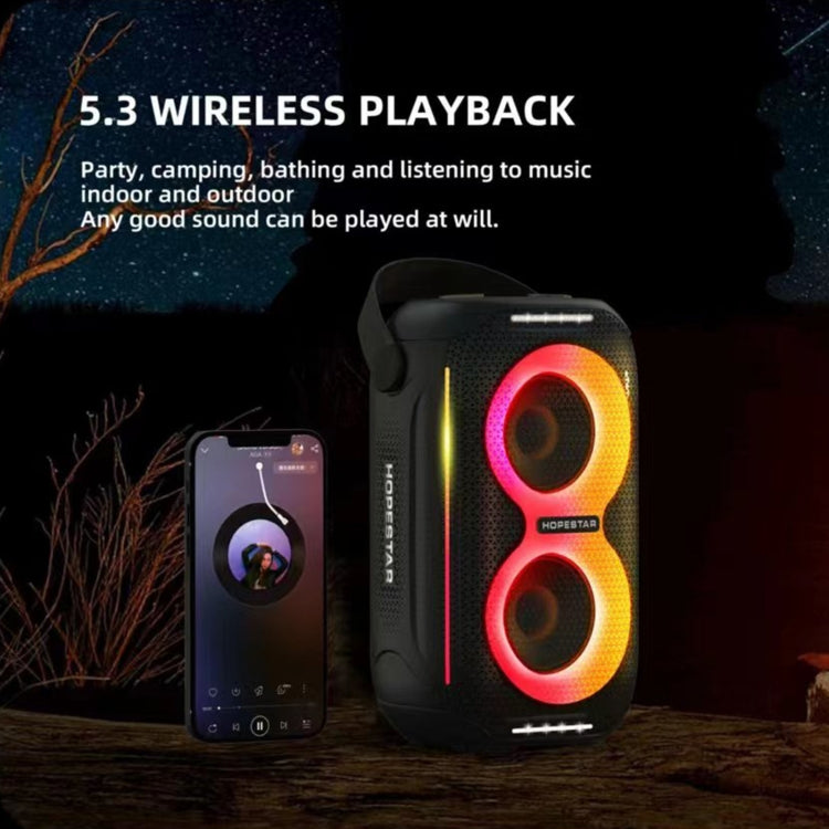 HOPESTAR Party200 mini tragbarer Tone Pulse RGB Light Bluetooth-Lautsprecher, Party200 mini